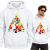 BLUZA Z KAPTUREM ŚWIĄTECZNA  CHRISTMAS